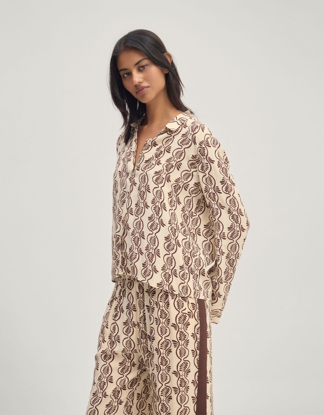 Oxford - Poppy Printed Shirt