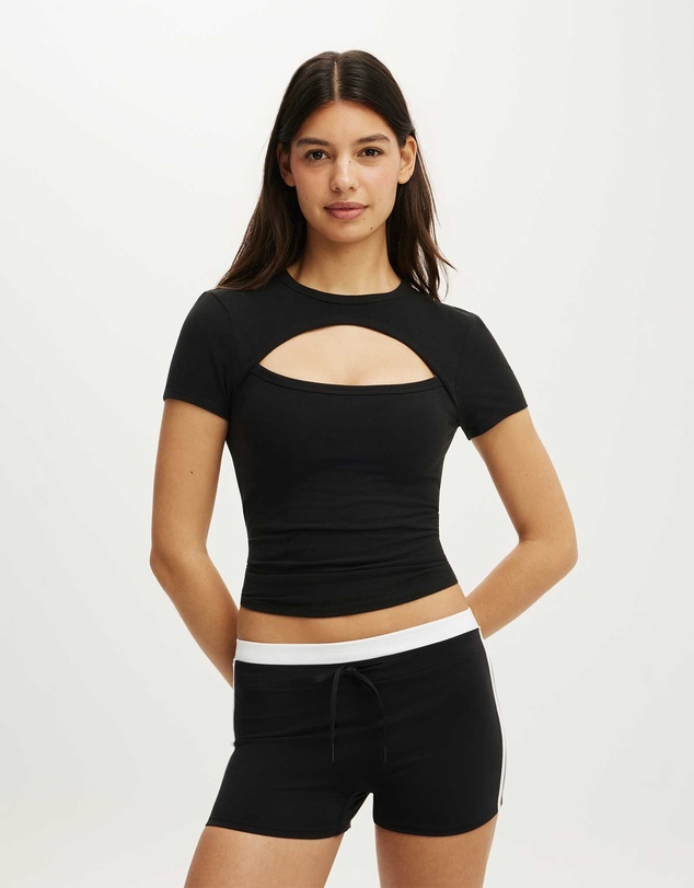 Cotton On Body Active - Active Keyhole Fitted Tshirt