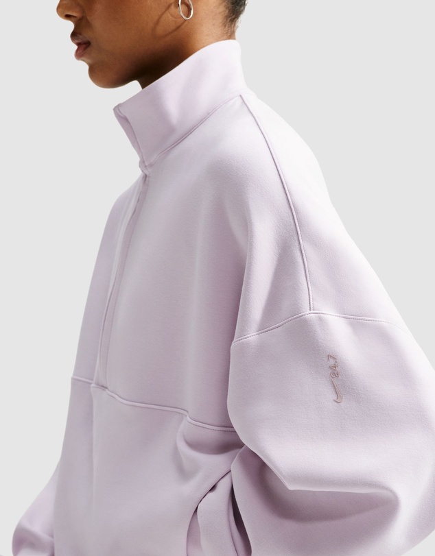 Nike - 24.7 ImpossiblySoft Dri-FIT Oversized 1/2-Zip Top