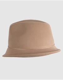 Max Alexander - Felt Beige Trilby Hat