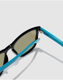 Hawkers Co - HAWKERS- Polarized Black Clear Blue ZHANNA Sunglasses for Men and Women UV400