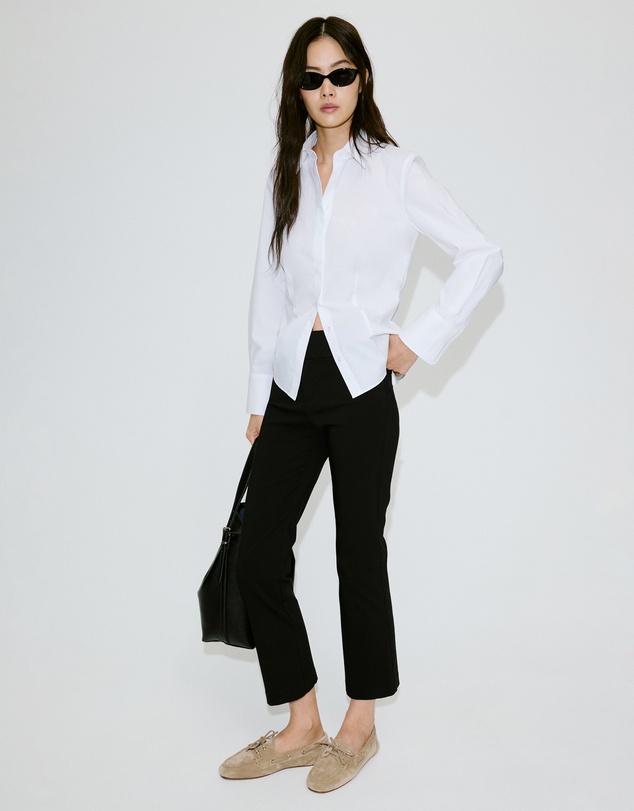 M.N.G - Slim-Fit Poplin Shirt