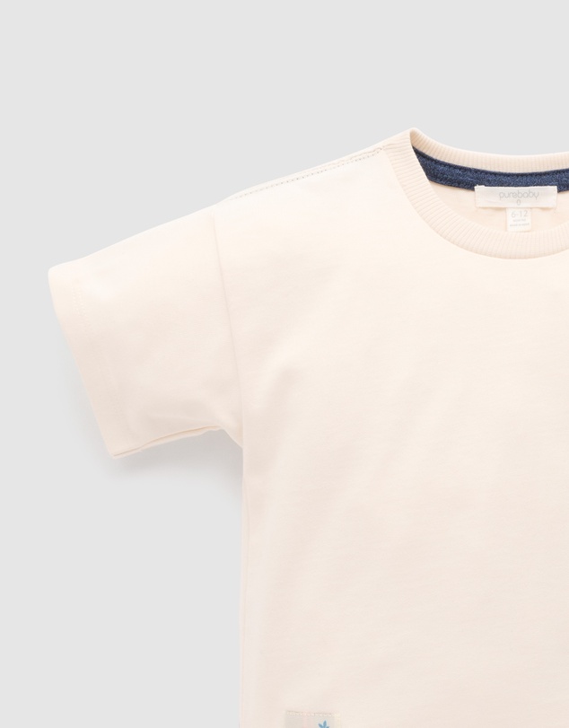 Purebaby - Basic Heavy Weight Tee-Kids-Babies