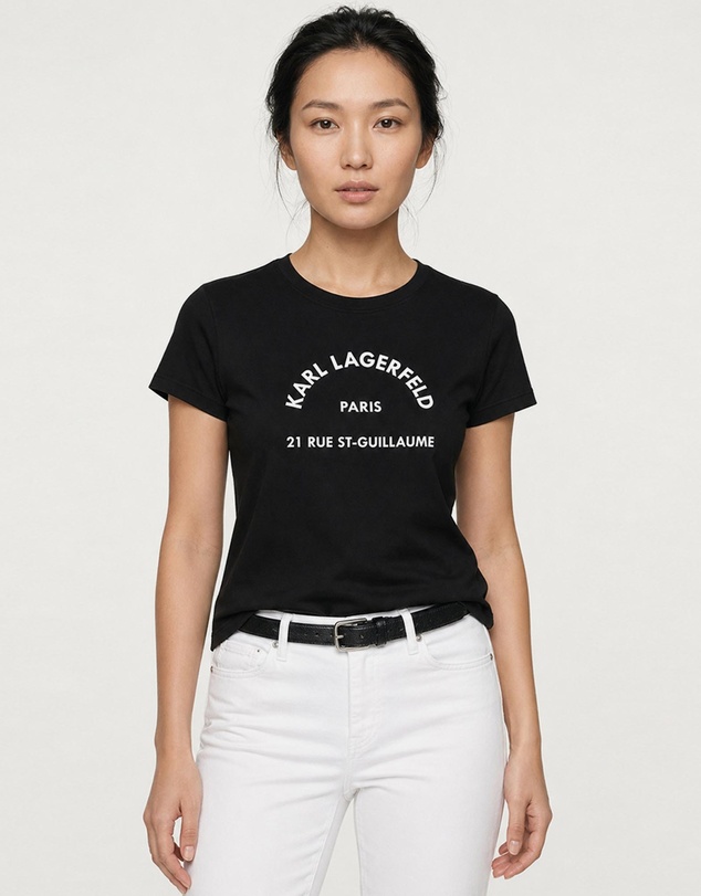 Karl Lagerfeld - Rue St-Guillaume Glitter T-Shirt