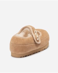 Ozwear Connection Uggs - Ugg Logo Kids Mary Jane