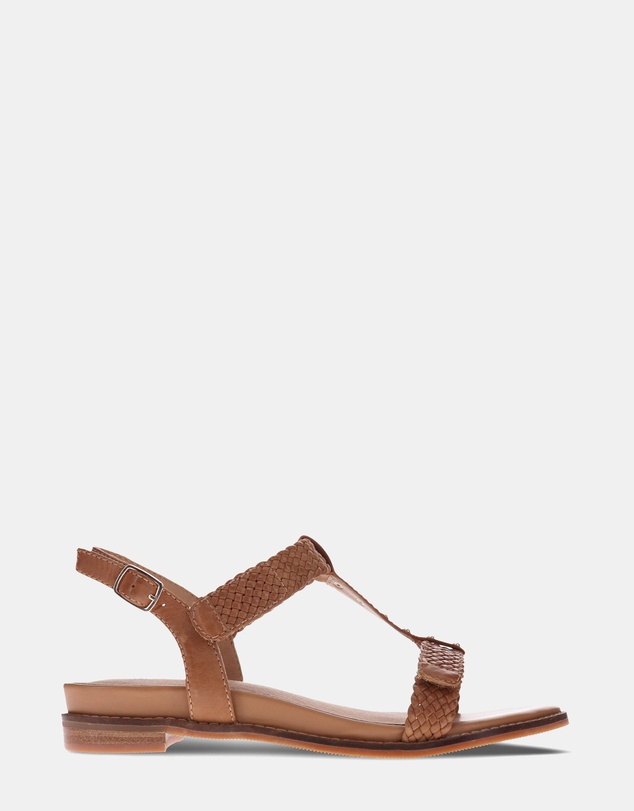 Mia Vita - Olympia Adjustable Sandal - Pebble