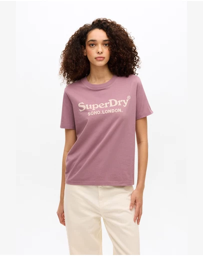 Superdry - Venue Metallic Graphic Tee