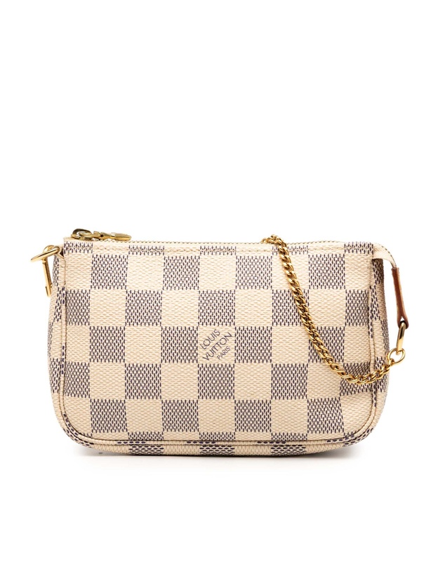 Pre-Loved by Azura Reborn - Pre-Loved Damier Azur Mini Pochette Accessoires