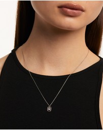 PDPAOLA - Mini Letter U Silver Necklace