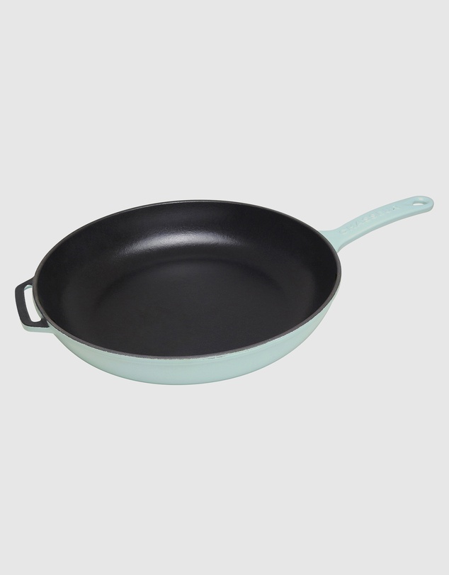 Chasseur - Fry Pan with Cast Handle 28cm - Duck Egg Blue