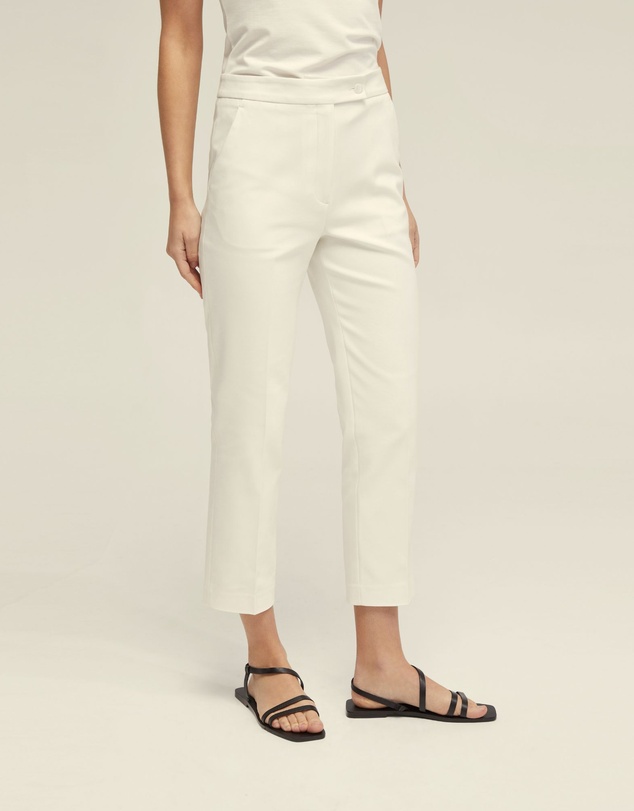 Oxford - Holly Cotton Blend Crop Leg Pants