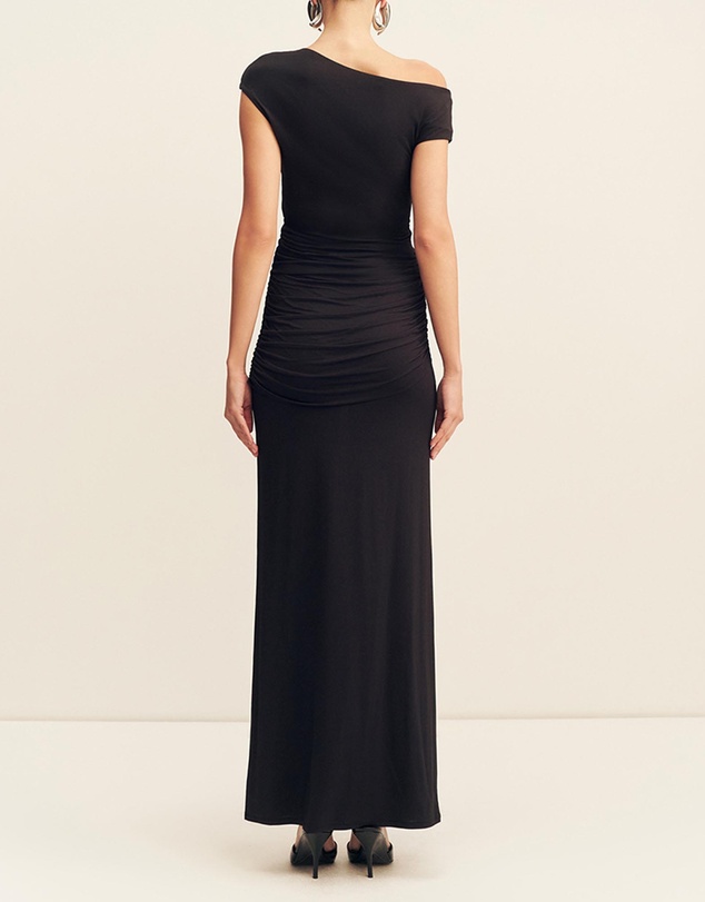 Shona Joy - Miro Asymmetrical Gathered Maxi Dress