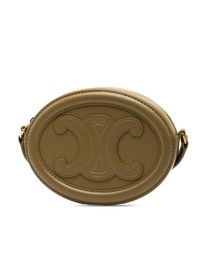 Pre-Loved by Azura Reborn - Pre-Loved Small Calfskin Cuir Triomphe Oval Crossbody