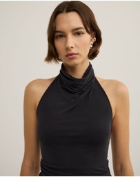 Witchery - High Neck Cowl Top