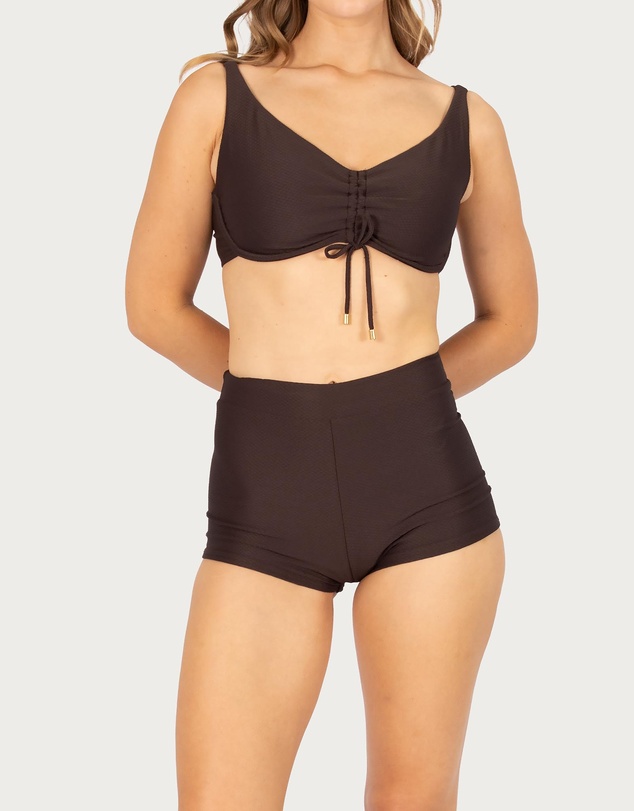 Baku Swimwear - Rococco High Waist Boyleg Bikini Bottom