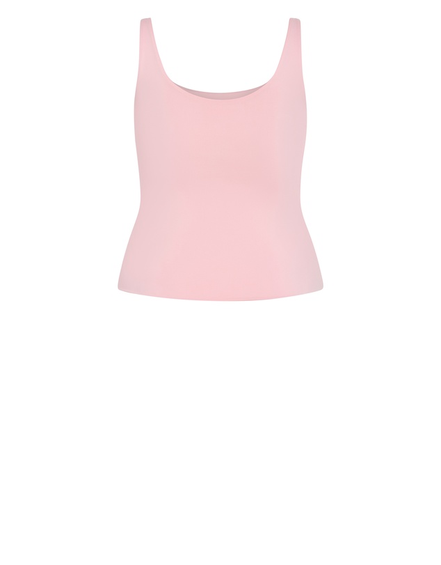 City Chic - Plus size Arami Top - soft coral
