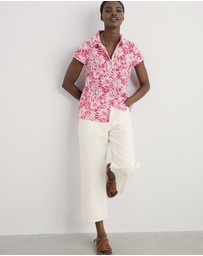 Seasalt - Seasalt Cornwall Stream Flower Scarlet Rushmaker Shirt
