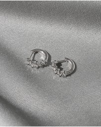 SAINT VALENTINE - Biarritz Mini Hoops - Silver