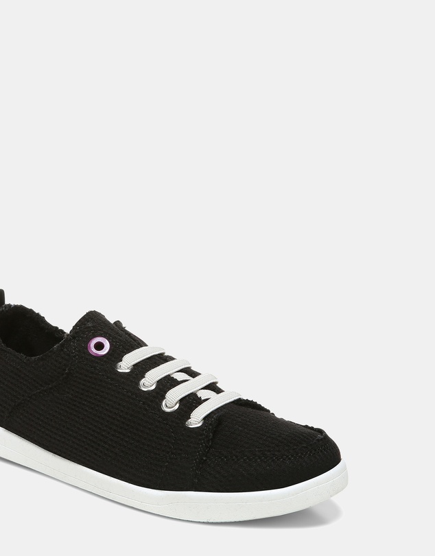 Vionic - Pismo Casual Sneaker - Black Waffle Knit