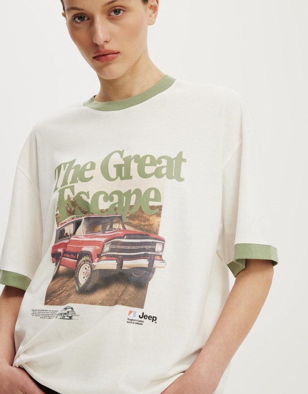 Cotton On - The Lcn Boxy Graphic Tee