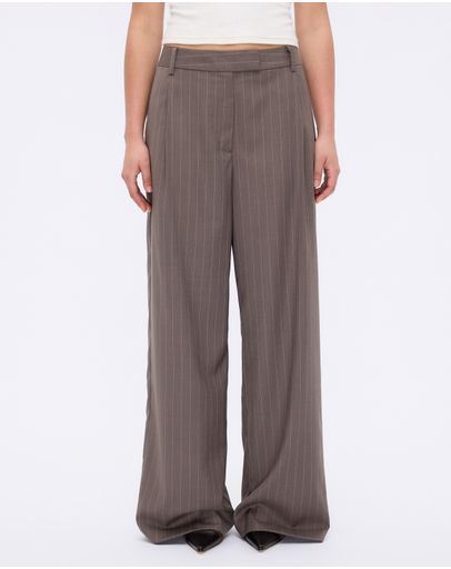 Mocha Pinstripe