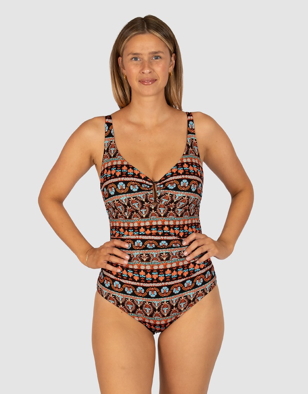 Baku Swimwear - Morocco D/E Cup Ring Front One Piece Swimsuit