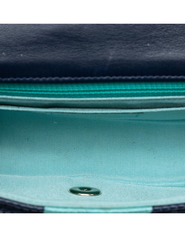 Pre-Loved by Azura Reborn - Pre-Loved New Mini Coco Pleats Perforated Calfskin Single Flap