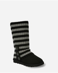Ozwear Connection Uggs - Ugg Cardy Stretchy Knit Leg Warmers Slouch Socks