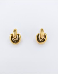 Izoa - Nina Drop Stud Earrings