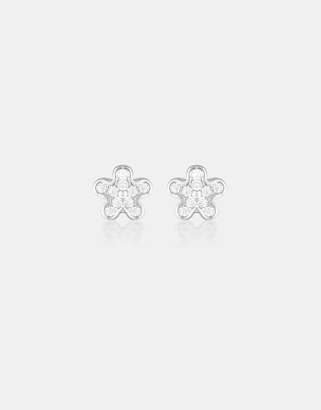 The Silver Collective - Children's Sophia Earrings Silver