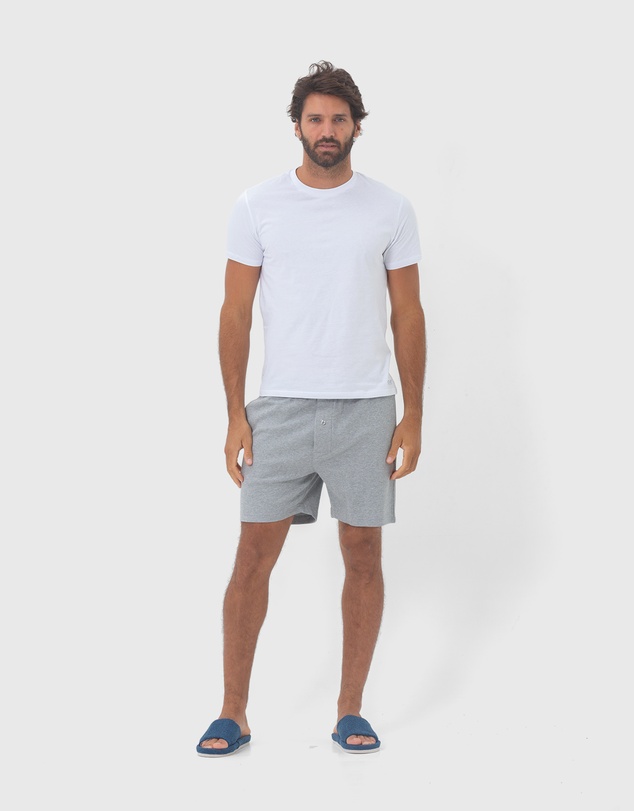Coast Clothing - Barcelona Mens Lounge Shorts - Grey