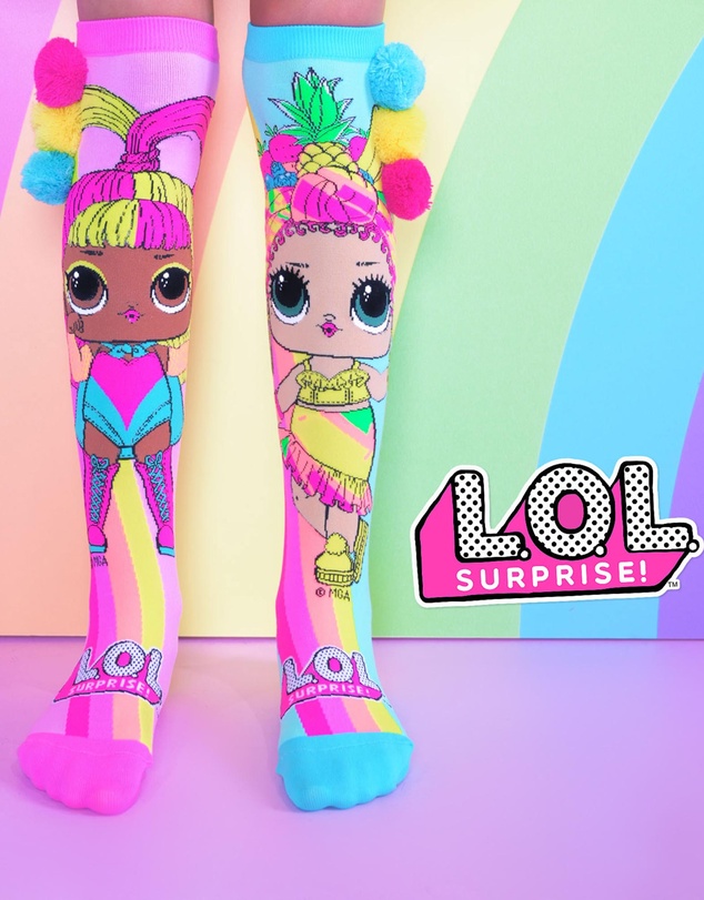 MADMIA - L.O.L. Surprise Chica & Glow Socks