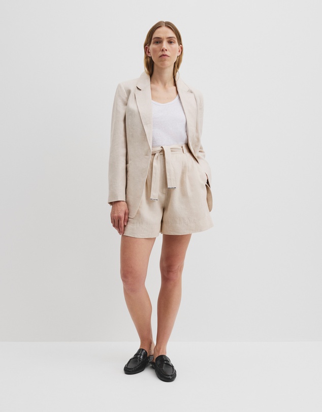 Country Road - Organically Grown Relaxed Fit Linen Blazer