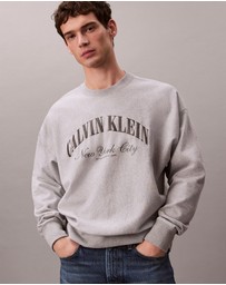 Calvin Klein Jeans - Terry Logo Graphic Relaxed Sweatshirt