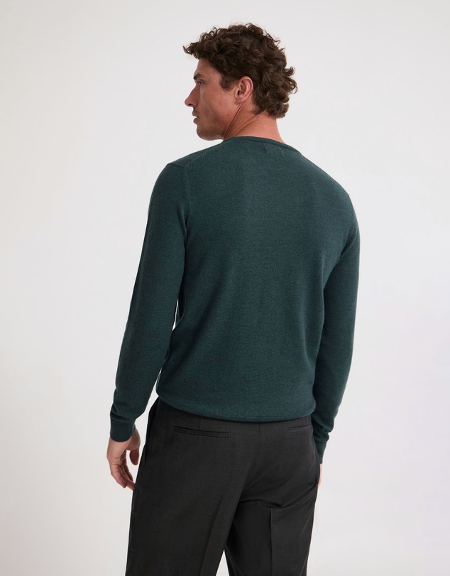 Oxford - Crew Neck Pure Merino Wool Pullover