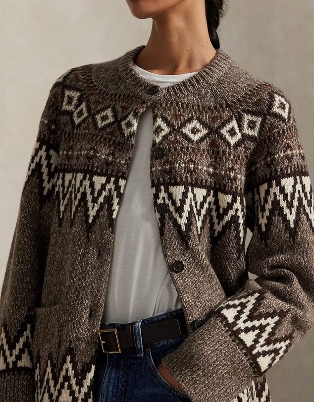 Polo Ralph Lauren - Fair Isle Wool-Blend Cardigan