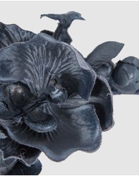 Max Alexander - Navy Orchid Flower Fascinator