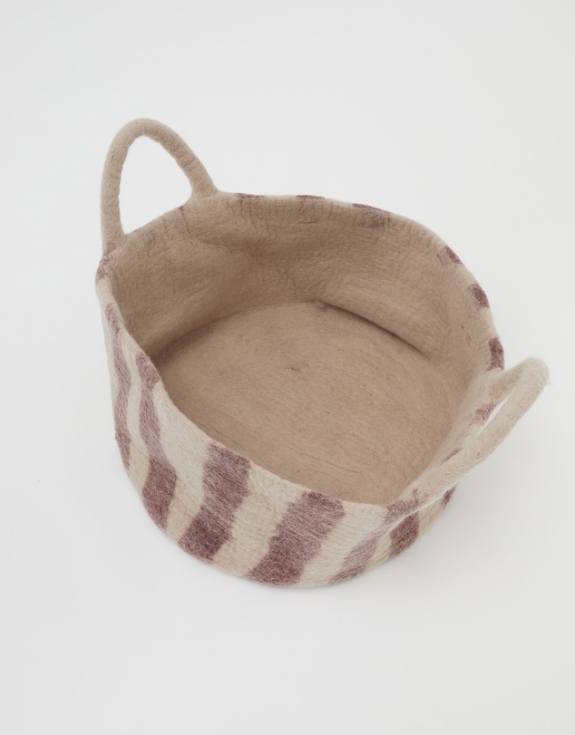 Phile - Toy Basket in Red Stripe - Small