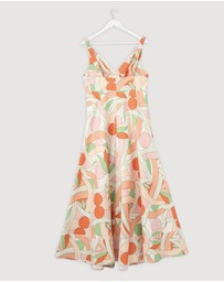 Revibe - Repaired BY JOHNNY. Bloomtide A-Line Maxi Dress - AU 14