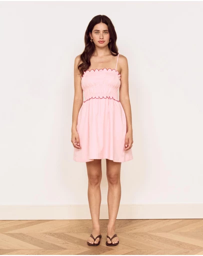 MINKPINK - Mila Scalloped Mini Dress