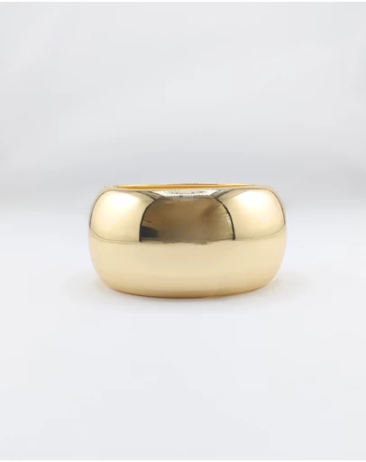 Izoa - Chunky Gold Bangle Cuff