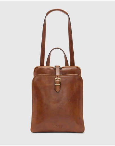 Florence - The Emma Tan 3-in-1 Convertible Backpack