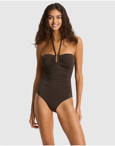 Sea Level Australia - Essentials Edit U Bar Underwire Bandeau One Piece