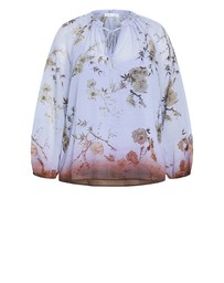 City Chic - Love Border Print Top