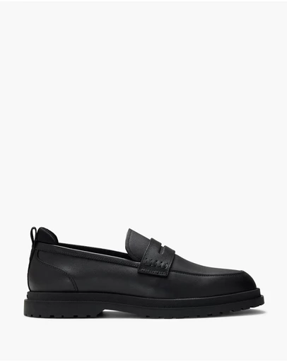 Aquila - Radar Leather Penny Loafers