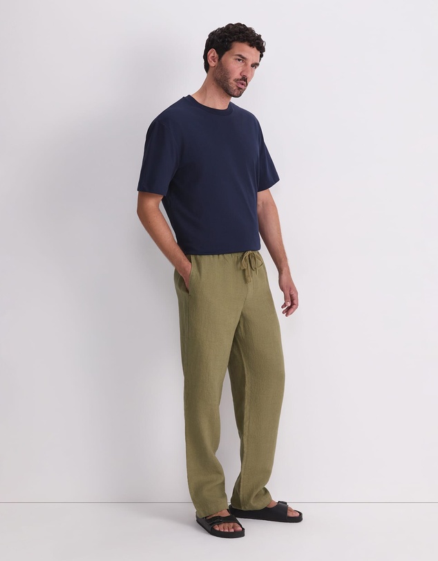 Sportscraft - Caffery Yarn Dyed Linen Pant