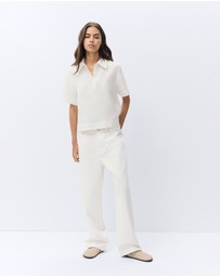 UNISON - Collared Popover Shirt