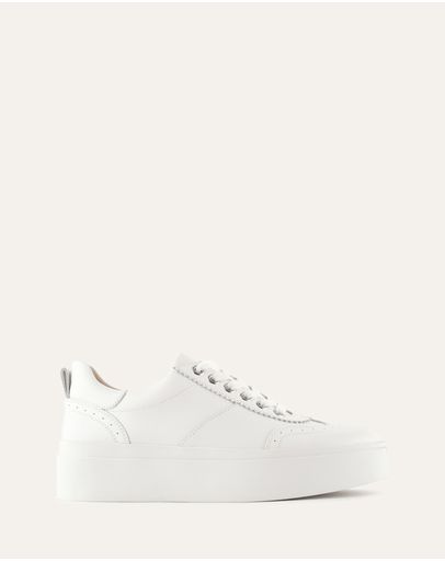 WHITE LEATHER