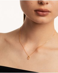 PDPAOLA - Mini Letter T Gold Necklace