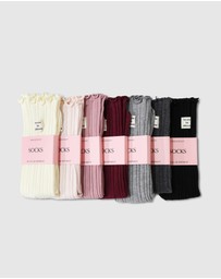 Belle & Bloom - Beloved 7 Pack Socks